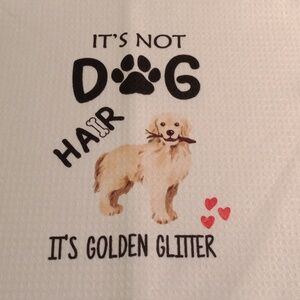 New Kitchen Towels x4 Golden Retriever